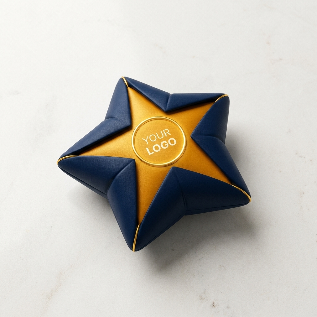 EarnedStar 3D leather lucky star with verification metrics